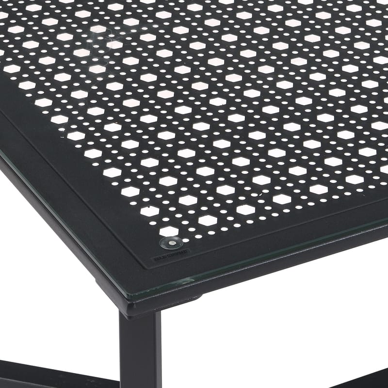 Fenara Soffbord 100 cm - Transparent och mattsvart - Möbler - Vardagsrum - Soffbord & vardagsrumsbord - Soffbord