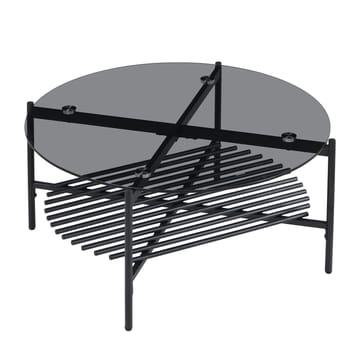 Fenela Soffbord 80 cm Rund - Rökgrå och mattsvart - Möbler - Vardagsrum - Soffbord & vardagsrumsbord - Soffbord