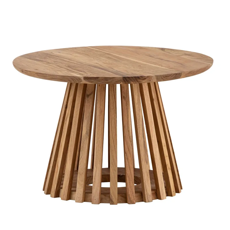 Feneri Soffbord 60 cm Rund, Varm ljusbrun