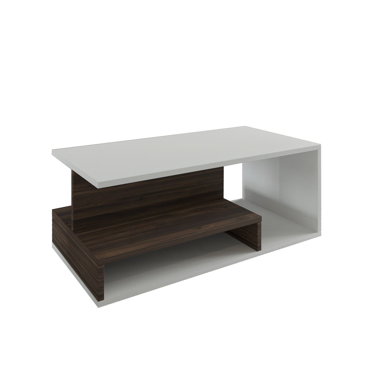 Fenlo Soffbord 90x35x44,8 cm - Vit valn&ouml;t