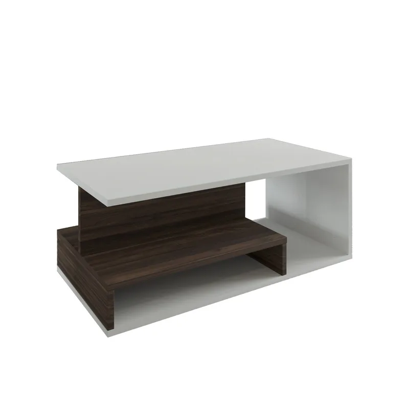 Fenlo Soffbord 90x35x44,8 cm - Vit valnöt - Möbler - Vardagsrum - Soffbord & vardagsrumsbord - Soffbord