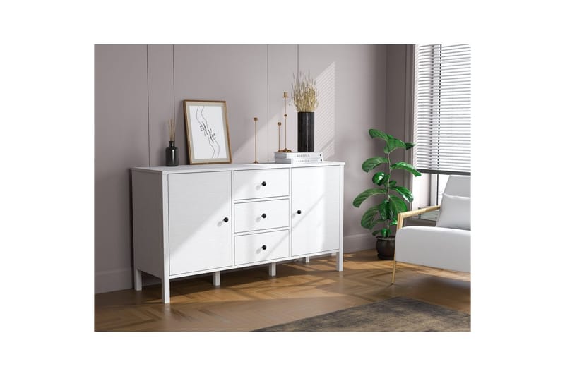 Fenric Konsollbord 150 cm - Natur/Vit - Möbler - Vardagsrum - Soffbord & vardagsrumsbord - Avlastningsbord & konsolbord