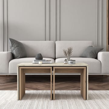 Fenvik Soffbordsset 90x44,8x40 cm - Travertin - Möbler - Vardagsrum - Soffbord & vardagsrumsbord - Soffbord