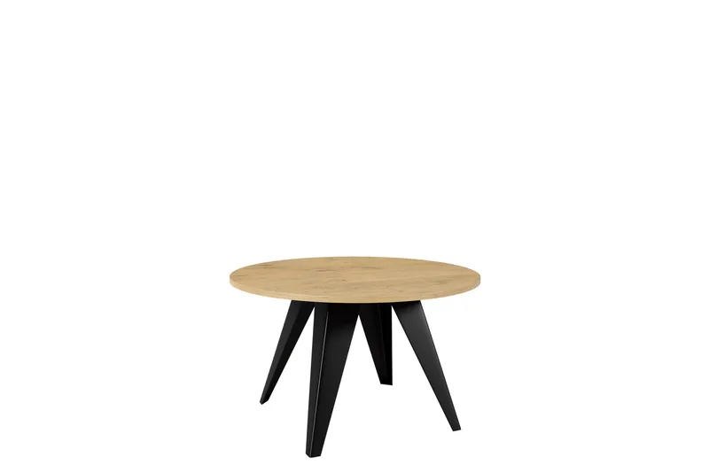 Festus Soffbord 75 cm, Svart/Beige