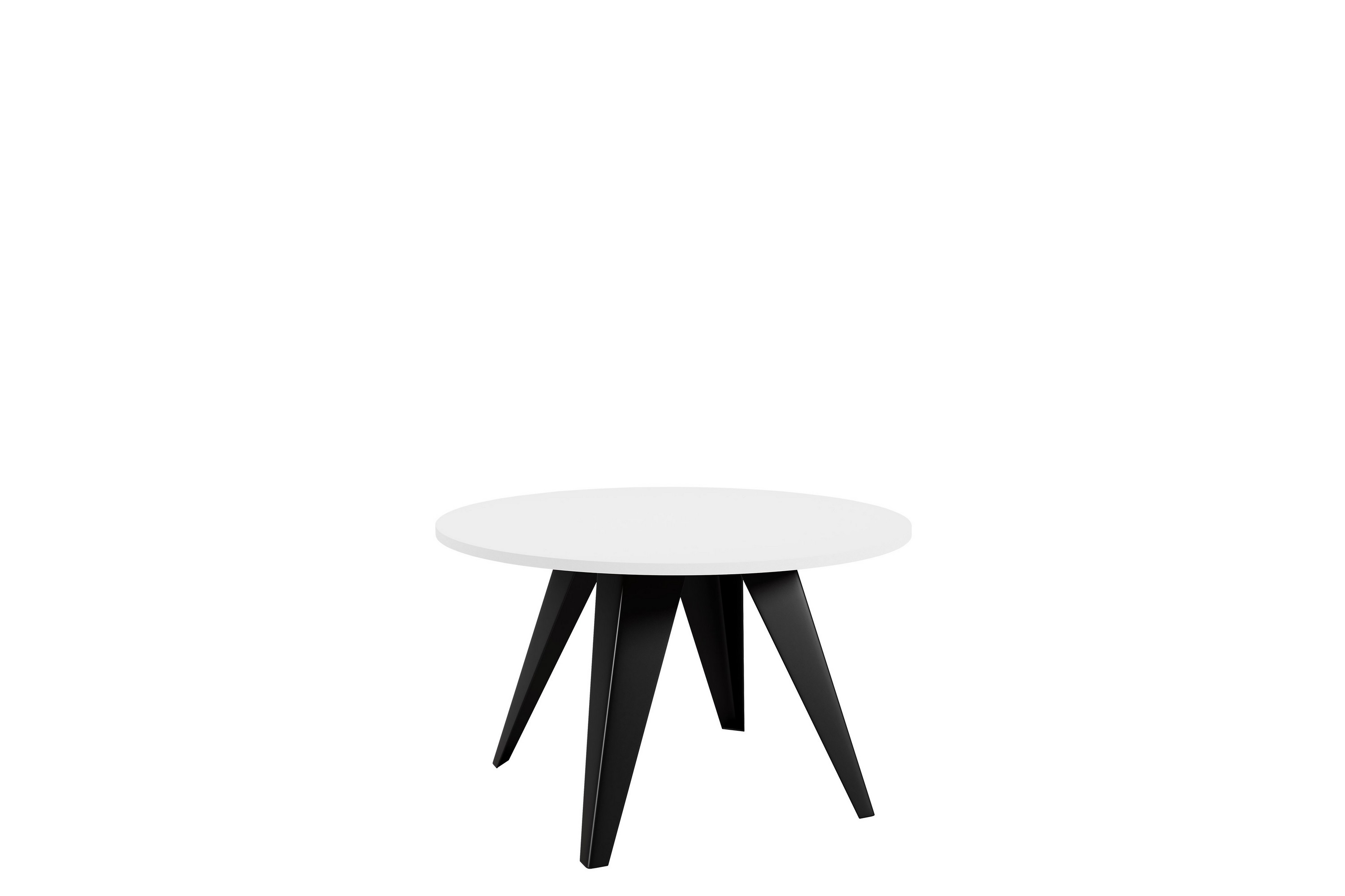 festus soffbord 75 cm - svart/vit