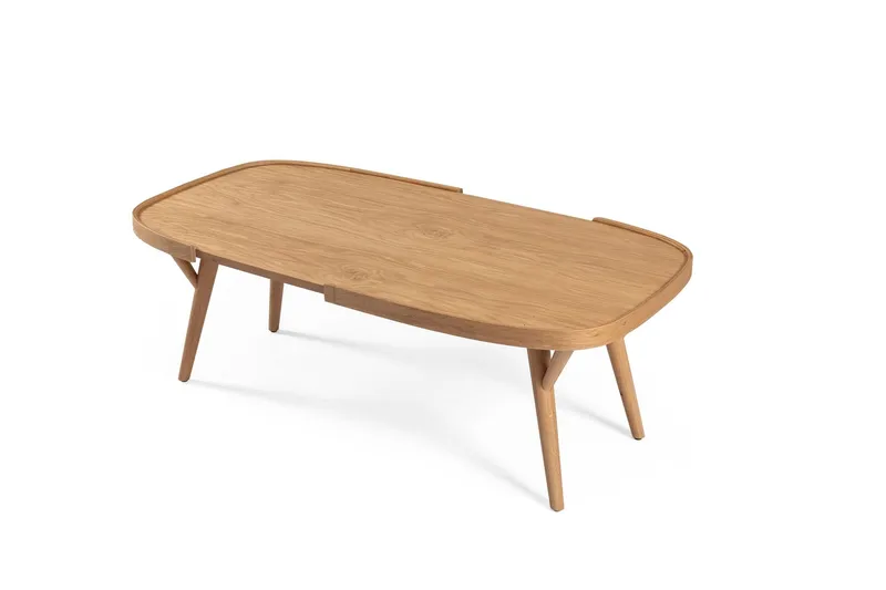 Fikret Soffbord 121x44x61 cm - Ek - Möbler - Vardagsrum - Soffbord & vardagsrumsbord - Soffbord