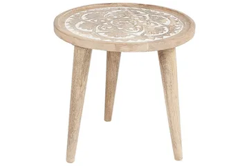 Fiorenzo Satsbord 45 cm - Ljust trä/Vit - Möbler - Vardagsrum - Soffbord & vardagsrumsbord - Satsbord