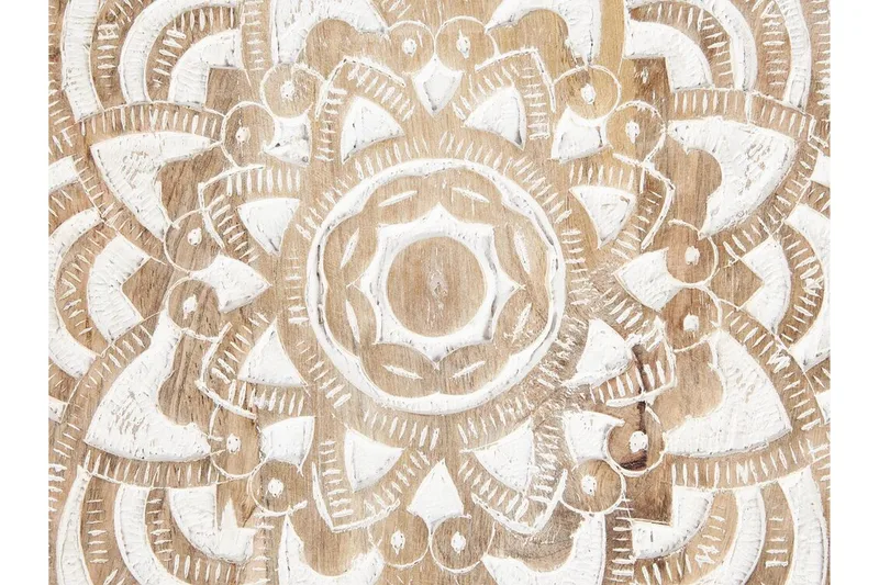 Fiorenzo Satsbord 45 cm - Ljust trä/Vit - Möbler - Vardagsrum - Soffbord & vardagsrumsbord - Satsbord