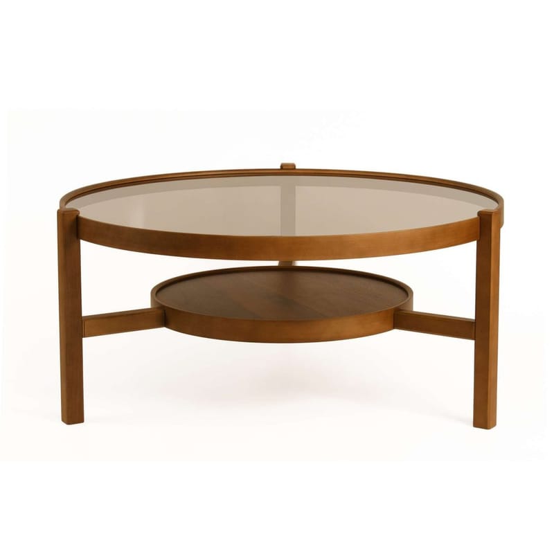 Florai Soffbord 100 cm - Mörkbrun - Möbler - Vardagsrum - Soffbord & vardagsrumsbord - Soffbord