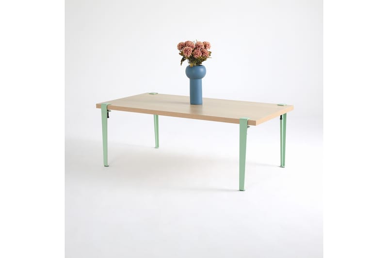 FONISSA Soffbord 120x60 cm Brun/Blå - Möbler - Vardagsrum - Soffbord & vardagsrumsbord - Soffbord