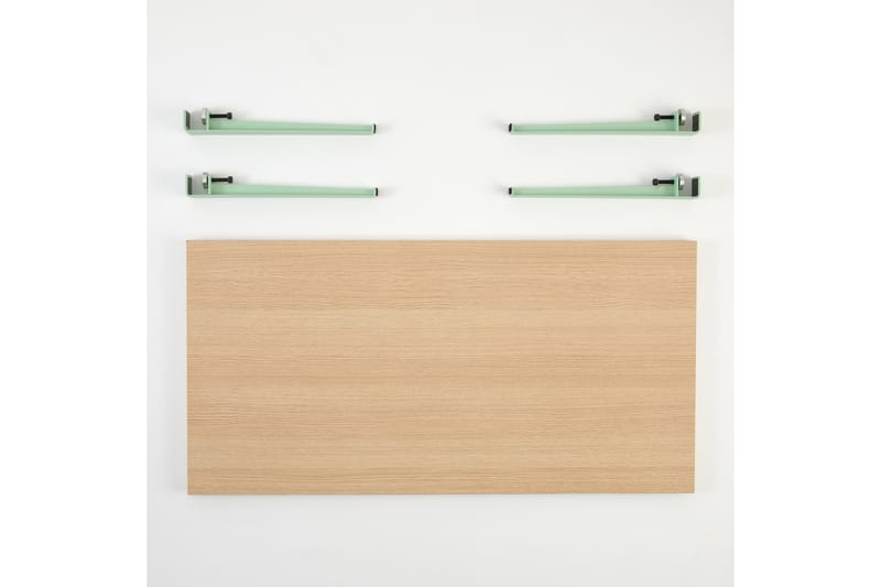 FONISSA Soffbord 120x60 cm Brun/Blå - Möbler - Vardagsrum - Soffbord & vardagsrumsbord - Soffbord