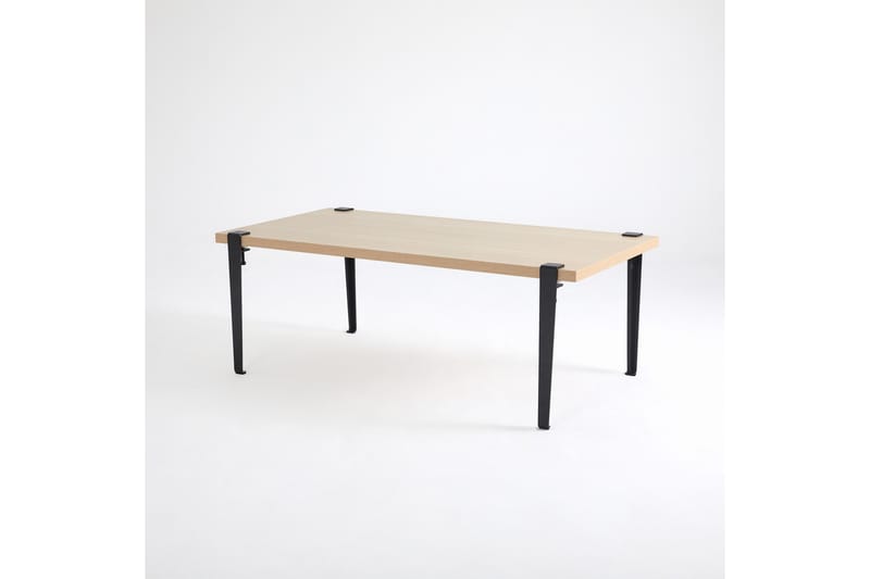 FONISSA Soffbord 120x60 cm Brun/Svart - Möbler - Vardagsrum - Soffbord & vardagsrumsbord - Soffbord