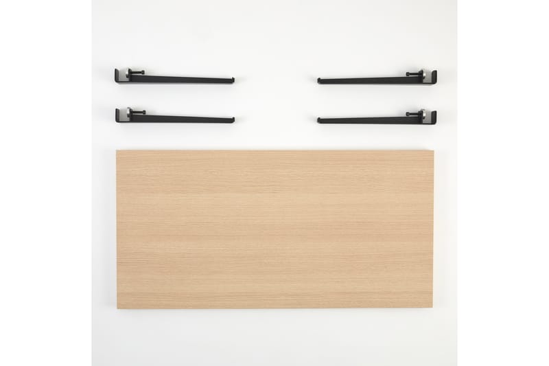 FONISSA Soffbord 120x60 cm Brun/Svart - Möbler - Vardagsrum - Soffbord & vardagsrumsbord - Soffbord