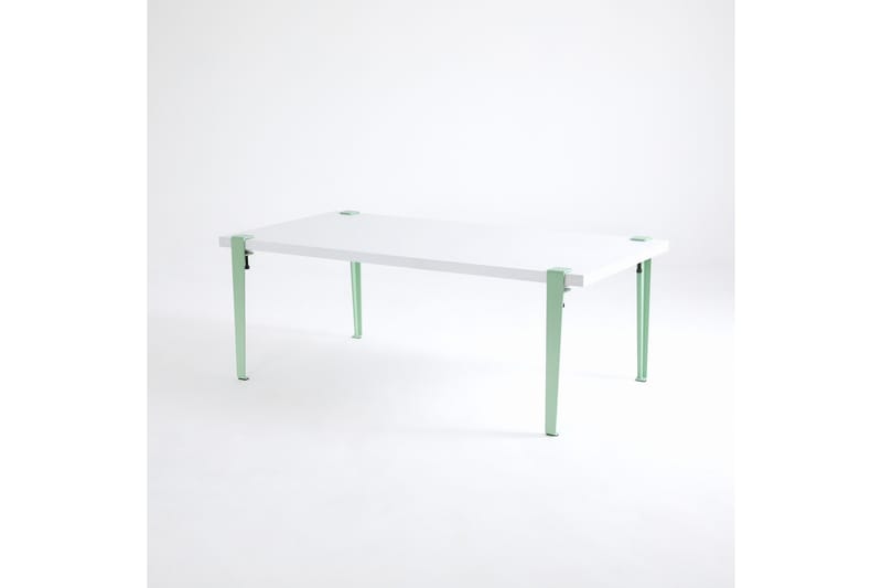 FONISSA Soffbord 120x60 cm Vit/Blå/Grön - Soffbord - Bord
