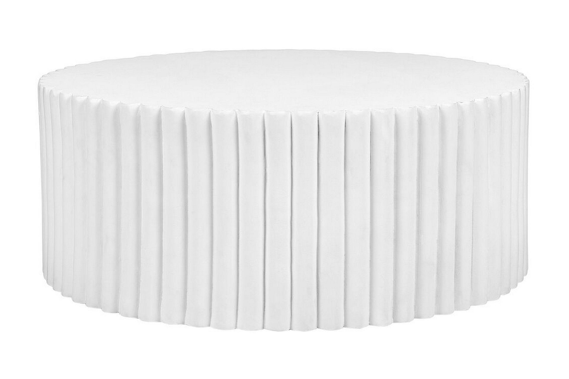 Fox Creek Soffbord 117 cm Rund - Vit