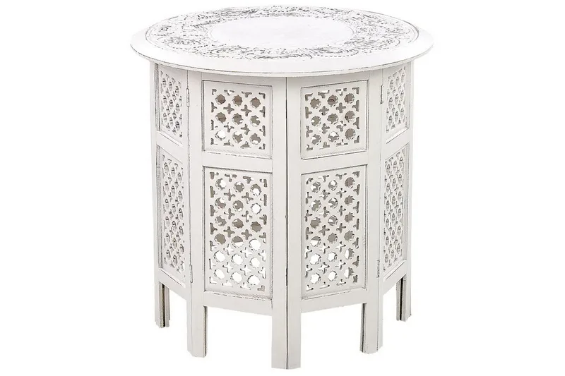 Freya Sidobord 53 cm, Vit