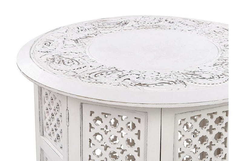 Freya Sidobord 53 cm - Vit - Möbler - Vardagsrum - Soffbord & vardagsrumsbord - Brickbord