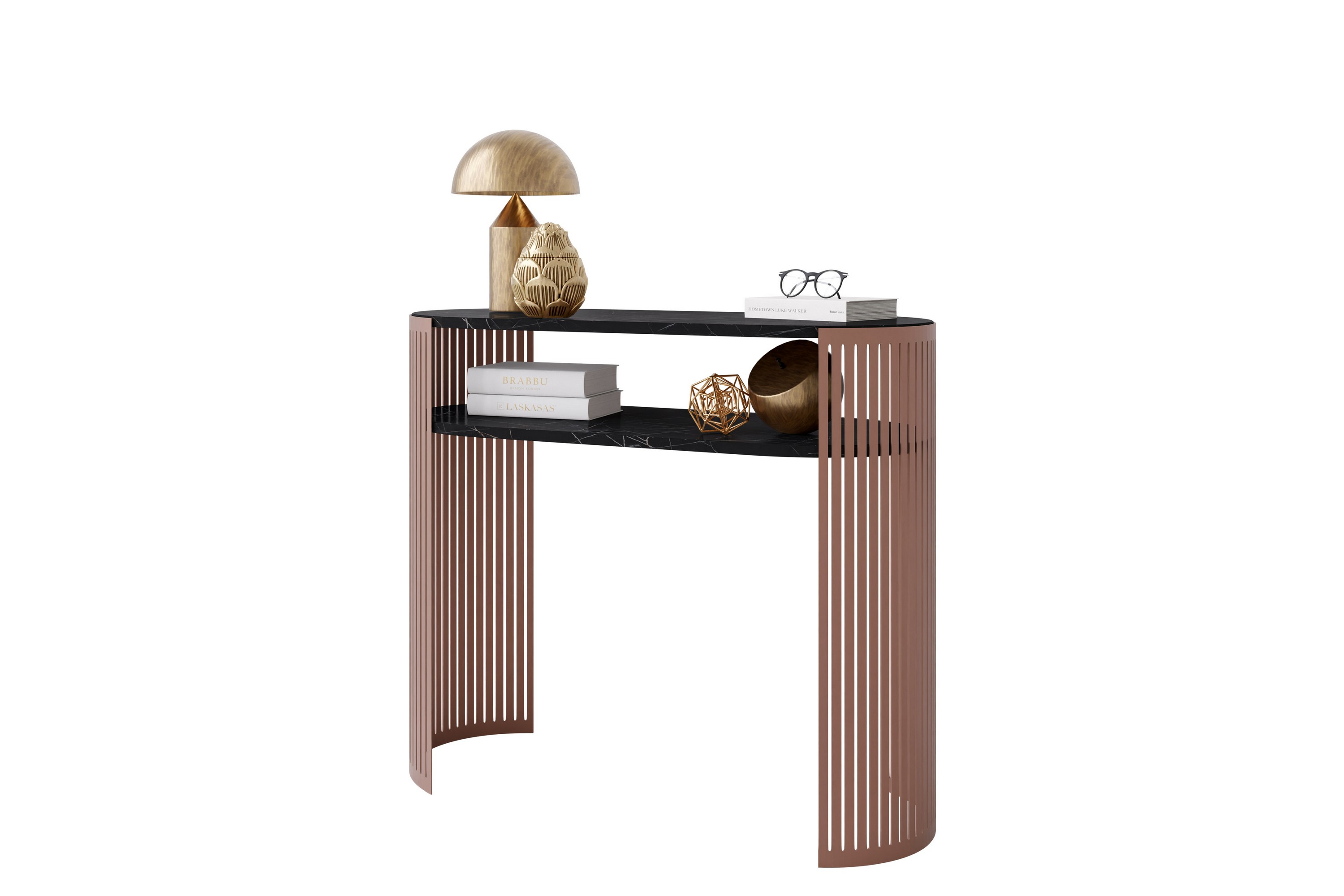 friend konsollbord 100 cm - rosa/svart