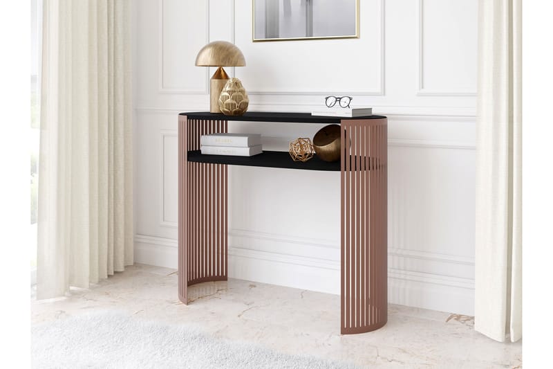 Friend Konsollbord 100 cm - Rosa/Svart - Möbler - Vardagsrum - Soffbord & vardagsrumsbord - Avlastningsbord & konsolbord