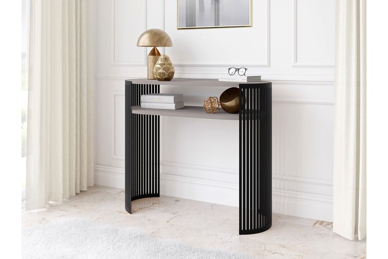 Friend Konsollbord 100 cm - Svart/Beige - Möbler - Vardagsrum - Soffbord & vardagsrumsbord - Avlastningsbord & konsolbord
