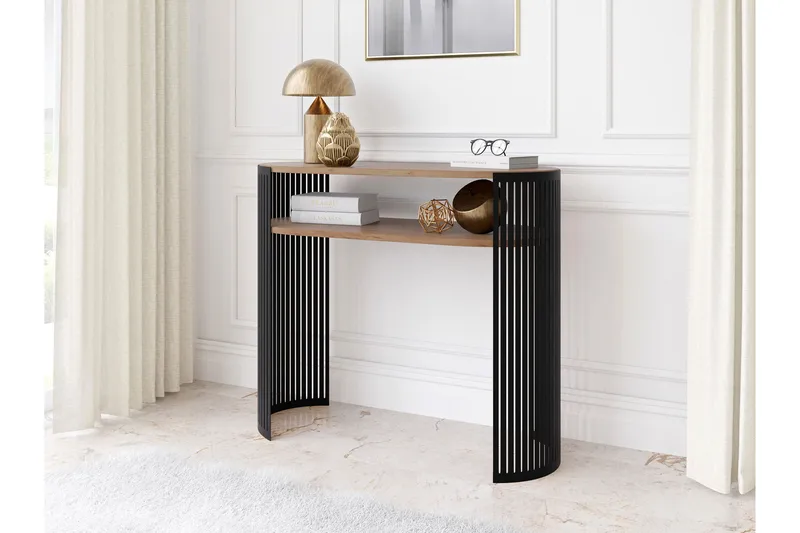 Friend Konsollbord 100 cm - Svart/Brun - Möbler - Vardagsrum - Soffbord & vardagsrumsbord - Avlastningsbord & konsolbord