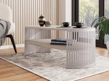 Friend Soffbord 100 cm Oval - Beige|brun - Möbler - Vardagsrum - Soffbord & vardagsrumsbord - Soffbord