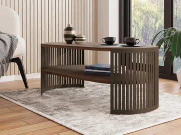 Friend Soffbord 100 cm Oval - Brun - Möbler - Vardagsrum - Soffbord & vardagsrumsbord - Soffbord