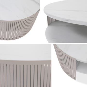 Friend Soffbord 75 cm Rund - Beige|brun - Möbler - Vardagsrum - Soffbord & vardagsrumsbord - Soffbord