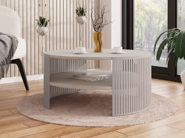 Friend Soffbord 75 cm Rund - Beige|brun - Möbler - Vardagsrum - Soffbord & vardagsrumsbord - Soffbord