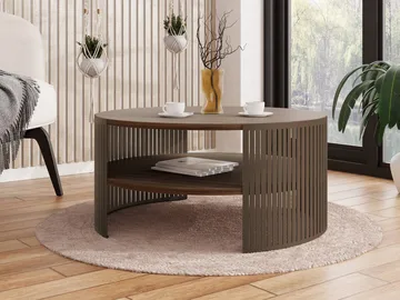 Friend Soffbord 75 cm Rund - Brun - Möbler - Vardagsrum - Soffbord & vardagsrumsbord - Soffbord