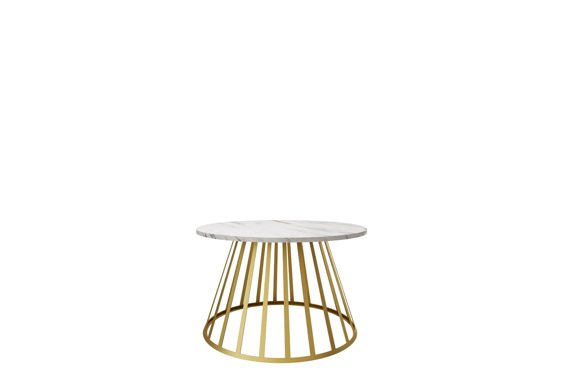 Frosty Soffbord 75 cm - Guld/Ljusgr&aring;