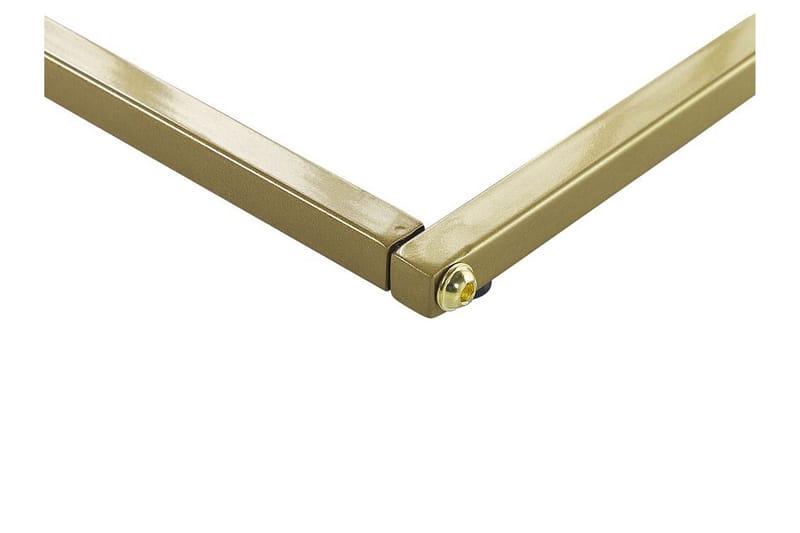 Fuller Rektangulärt Soffbord 30 cm i Marmor med Metallstativ - Vit - Möbler - Vardagsrum - Soffbord & vardagsrumsbord - Soffbord