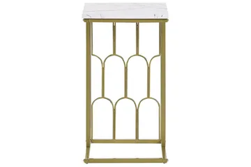 Fuller Soffbord 30 cm - Vit/Guld - Möbler - Vardagsrum - Soffbord & vardagsrumsbord - Soffbord