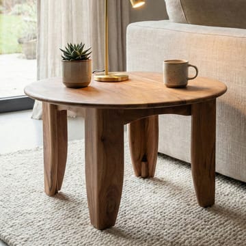 Fynricon Soffbord 60 cm Rund - Varmbrun - Möbler - Vardagsrum - Soffbord & vardagsrumsbord - Soffbord
