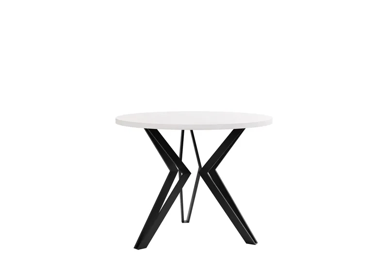 Gaddi Soffbord 65 cm, Vit/Svart