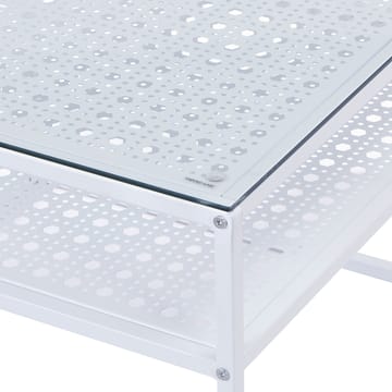 Galaro Soffbord 60 cm - Transparent och matt vit - Möbler - Vardagsrum - Soffbord & vardagsrumsbord - Soffbord