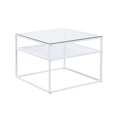 Galaro Soffbord 60 cm - Transparent och matt vit - Möbler - Vardagsrum - Soffbord & vardagsrumsbord - Soffbord