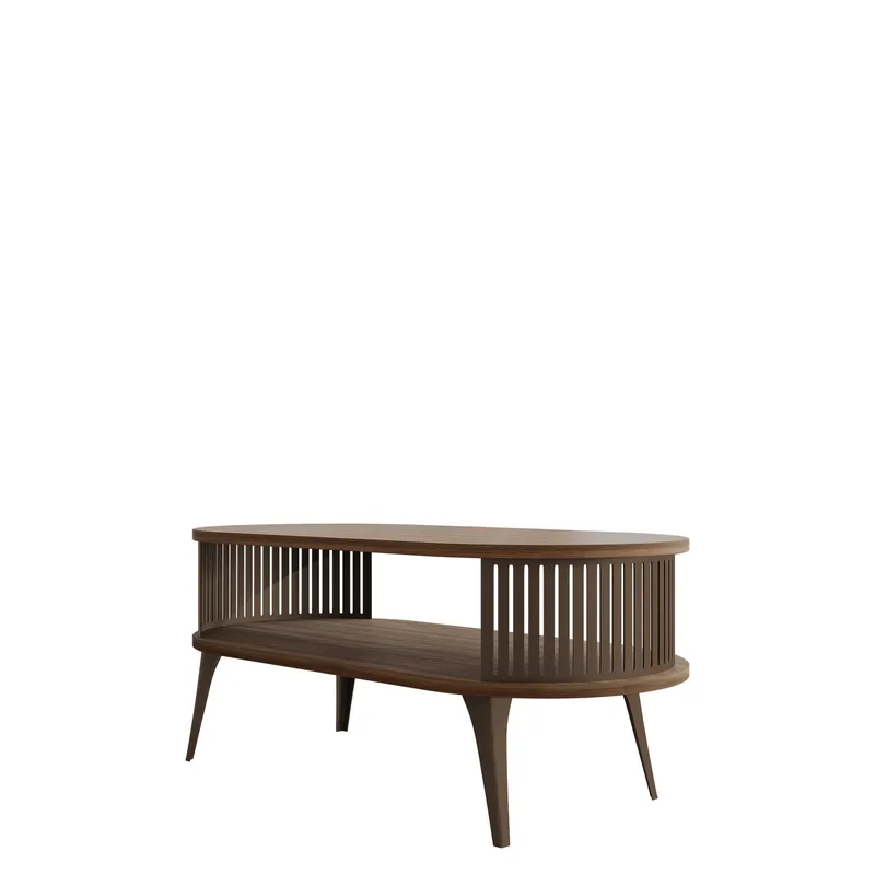 Galia Soffbord 100 cm Oval, Brun