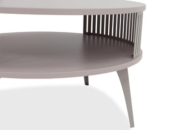 Galia Soffbord 75 cm Rund - Beige|grå - Möbler - Vardagsrum - Soffbord & vardagsrumsbord - Soffbord