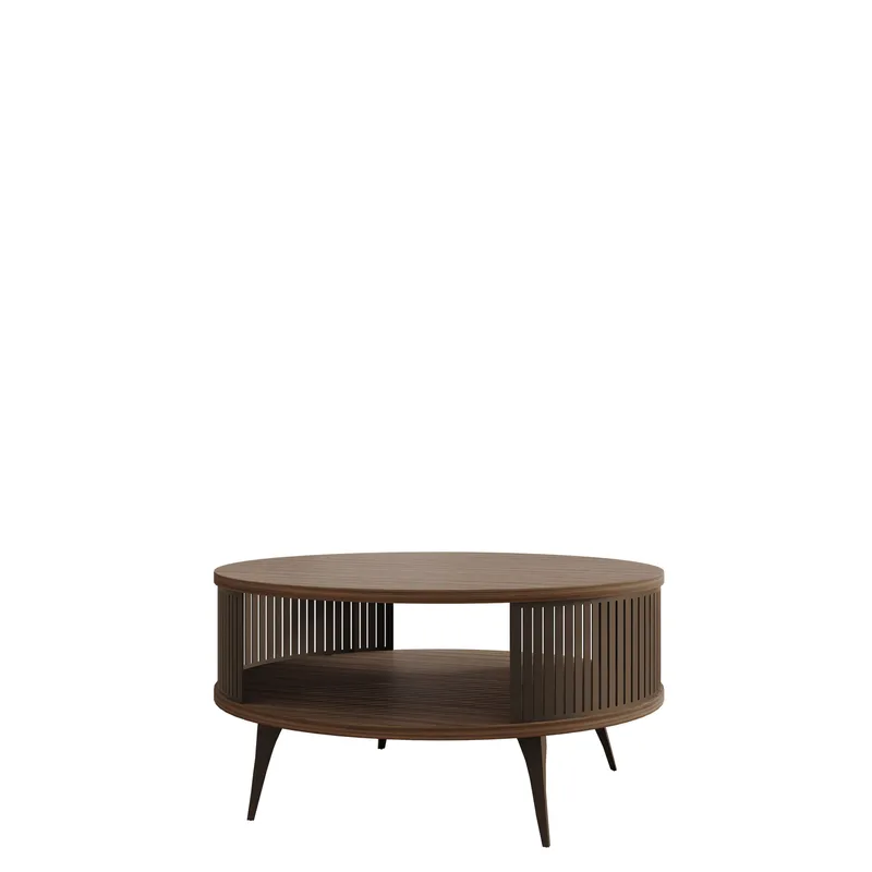 Galia Soffbord 75 cm Rund, Brun
