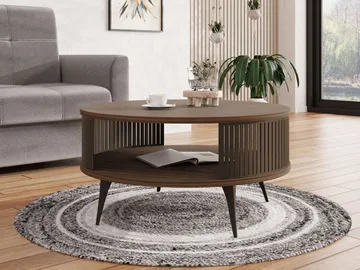 Galia Soffbord 75 cm Rund - Brun - Möbler - Vardagsrum - Soffbord & vardagsrumsbord - Soffbord