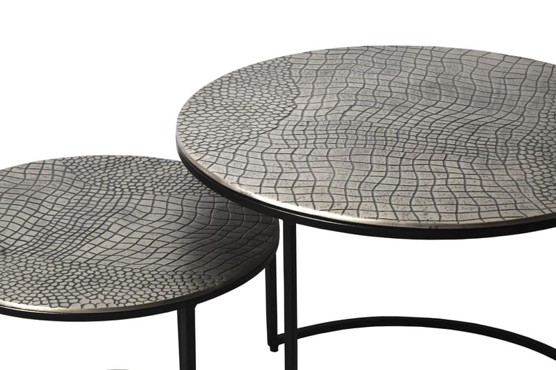 Galova Soffbord 60 cm Set om 2 - Guld och svart - Möbler - Vardagsrum - Soffbord & vardagsrumsbord - Soffbord