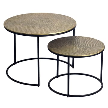 Galova Soffbord 60 cm Set om 2 - Silver och svart - Möbler - Vardagsrum - Soffbord & vardagsrumsbord - Soffbord