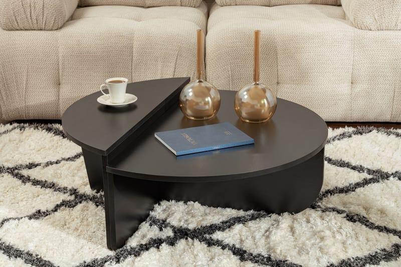 Georgette Soffbord 90 cm - Natur/Svart - Möbler - Vardagsrum - Soffbord & vardagsrumsbord - Soffbord
