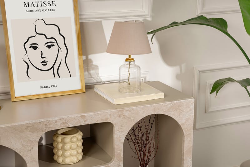 Giana Konsollbord 120 cm - Travertine/Sandsten - Möbler - Vardagsrum - Soffbord & vardagsrumsbord - Avlastningsbord & konsolbord