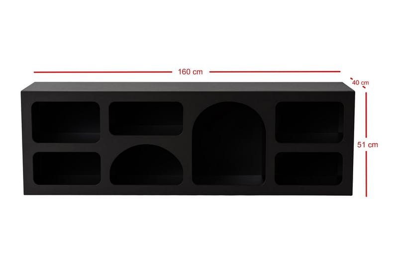 Giana Konsollbord 160 cm - Svart - Möbler - Vardagsrum - Soffbord & vardagsrumsbord - Avlastningsbord & konsolbord