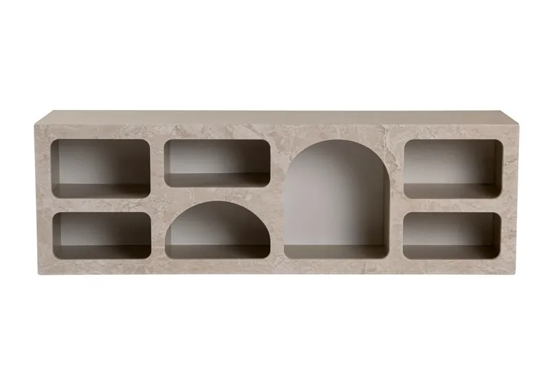 Giana Konsollbord 160 cm - Travertine/Sandsten - Förvaring - Förvaringsmöbler - Skänkar & sideboards