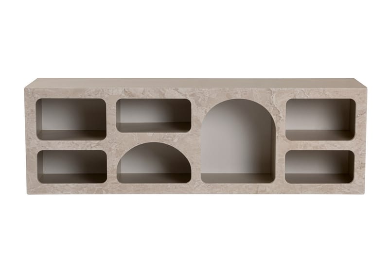 Giana Konsollbord 160 cm - Travertine/Sandsten - Möbler - Vardagsrum - Soffbord & vardagsrumsbord - Avlastningsbord & konsolbord