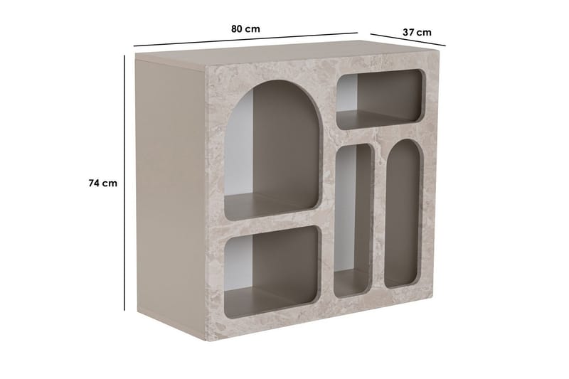 Giana Konsollbord 80 cm - Travertine/Sandsten - Förvaring - Förvaringsmöbler - Skänkar & sideboards