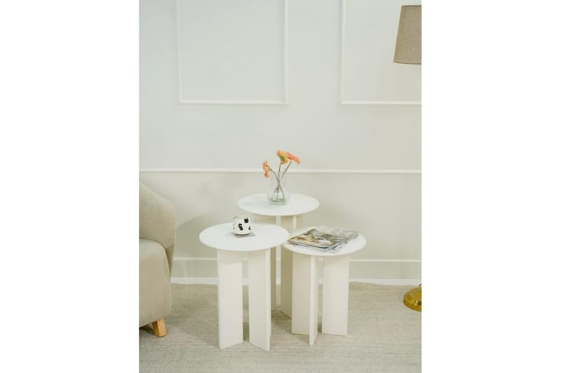 Glenure Soffbord 40 cm - Beige - Möbler - Vardagsrum - Soffbord & vardagsrumsbord - Soffbord